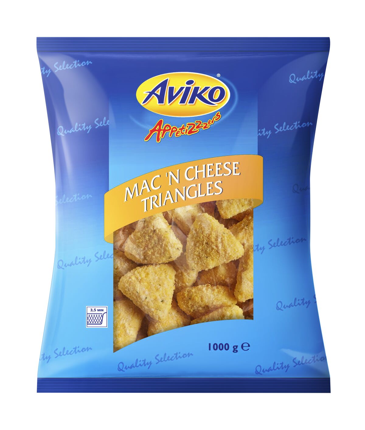 Aviko 1kg Mac & Cheese Triangles