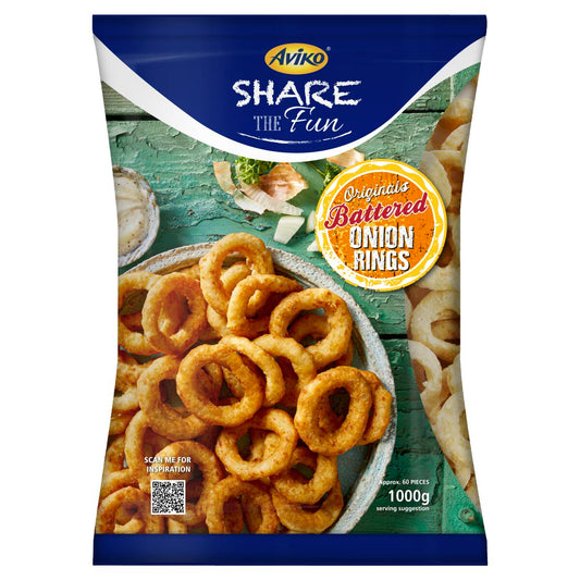 Aviko 1kg Battered Onion Rings