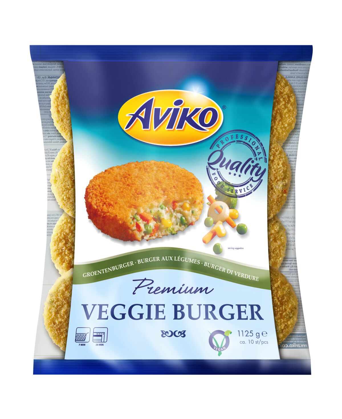 Aviko Box 30 x 112g Premium Veggie Burgers