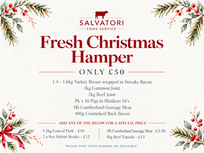 £50 Christmas Meat Hamper | Turkey, Beef & Gammon
