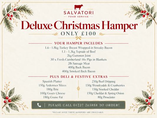 Salvatori Deluxe £100 Christmas meat hamper Kent
