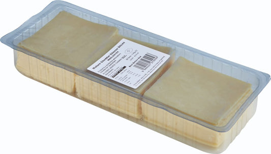 1kg mature cheddar cheese slices for burgers and sandwiches